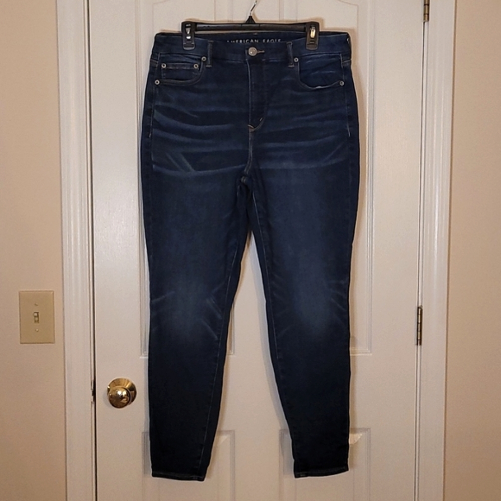 American Eagle Curvy Hi-Rise Jeggings 14